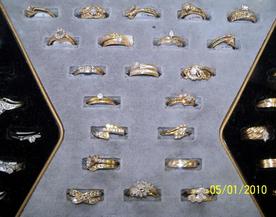 Giant selection of Rings, Pendants, Earings and Neckles.